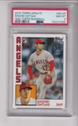 2019 TOPPS UPDATE 1984 35th ANNIVERSARY #84-25 SHOHEI OHTANI WITH PSA 8 GRADE