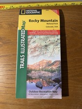 Revised 2005 Rocky Mountain National Park Colorado National Geographic Trail Map