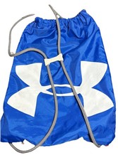 Under Armour Ozsee Sackpack UA Drawstring Backpack Sack Pack Gym Bag. Blue