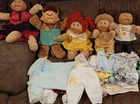 Lot Of 5 Vintage 1980s Cabbage Patch Dolls & Clothes