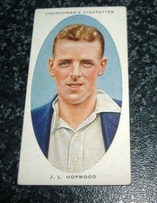 Churchman - Cricketers No21 - J.L. Hopwood, Lancashire