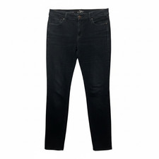 Ann Taylor Loft Curvy Skinny Dark Blue Denim Jeans 30/10