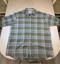 Red Head Brand Co Men's Size XL 100 Cotton Short Sleeve Button Up Plaid Shirt