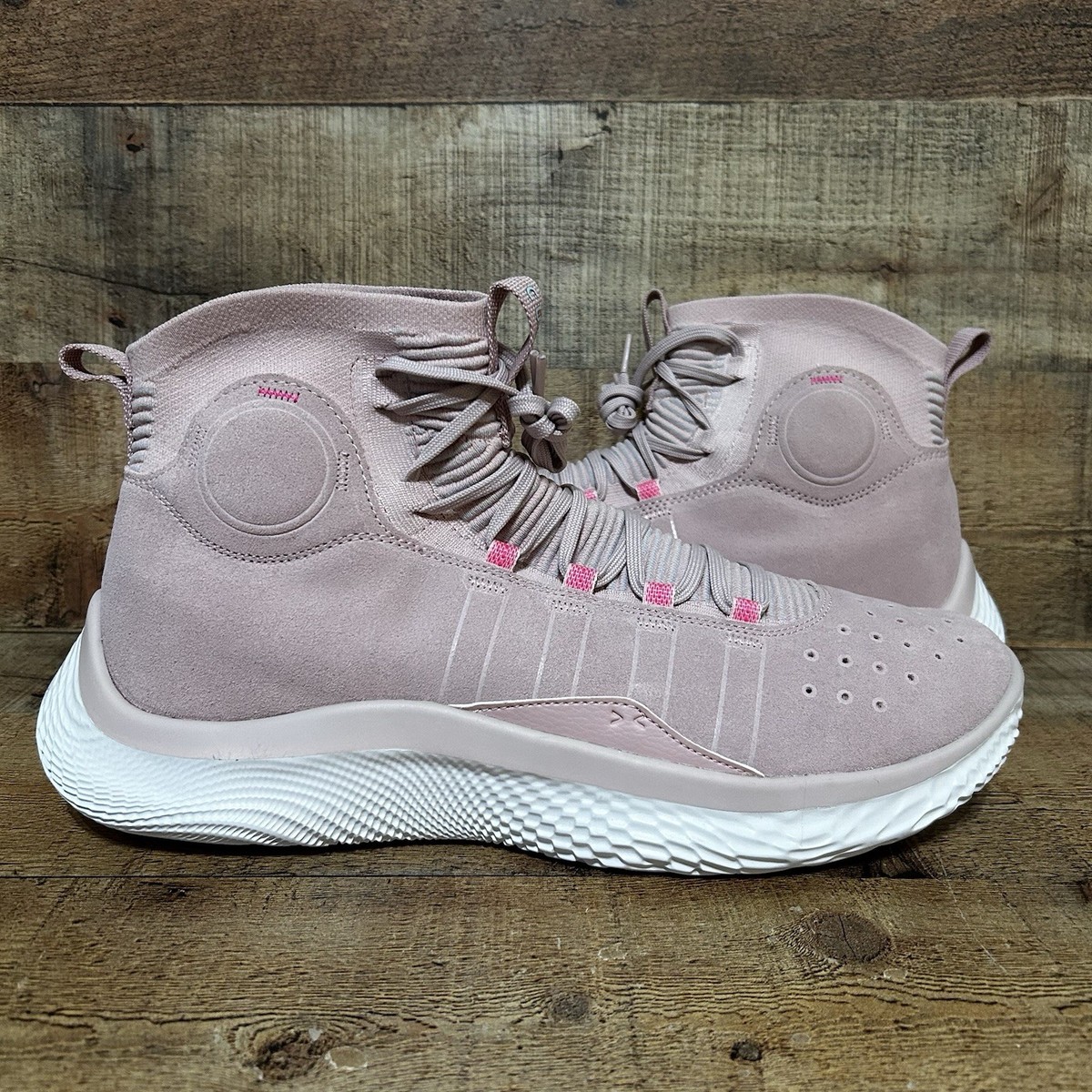 Under Armour Curry 4 FloTro Pink Basketball Shoe Men's Size 14