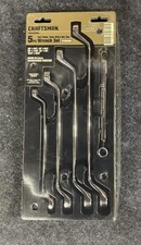 Craftsman Professional Usa 5 Pc Sae Full Polish Offset Box End Wrench Set 44349