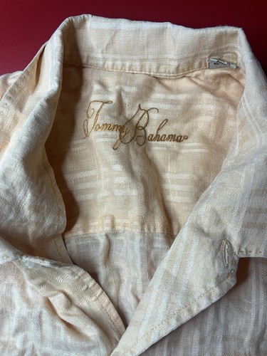 Tommy Bahama 100% Linen Button Shirt Mens Size XXL Short Sleeve Shirt - Picture 2 of 10