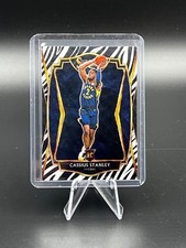 2020-21 Panini Select Premier Level Zebra Prizm Cassius Stanley #199 Rookie RC