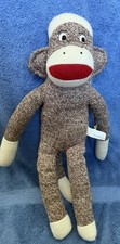 The Original Sock Monkey Street Players Hand-Knit Plush Material 2008