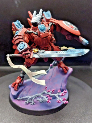  Warhammer 40000 T'au Empire Commander Farsight (Assembled and Painted) 