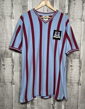 Aston Villa Score Draw 1957 FA Cup REPLICA Cotton Football Shirt Mens Size XL