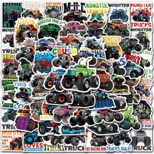 100pcs Monster Truck Stickers Truck Car Stickers For Kids Truck Stickers Water