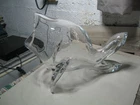 blenko clear glass fish