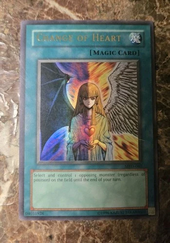 Yu-Gi-Oh! TCG Change of Heart Metal Raiders MRD-E060 Unlimited Ultra Rare