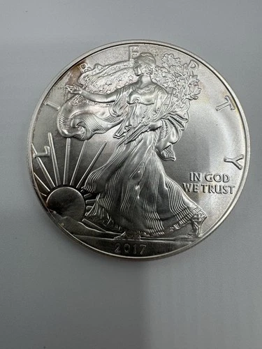 2017 American Silver Eagle $1 Coin 1 oz .999 Fine Silver BU US Mint Bullion