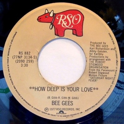 Bee Gees - How Deep Is Your Love / Can't Keep A Good Man Down, 7'', (Vinyl)