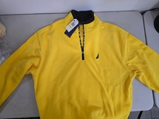 Nautica Sweater - Half-Zip Nautex Fleece - MEDIUM - BRAND NEW
