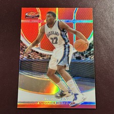 2006-07 Topps Finest #147 Rudy Gay Rookie Card Red Refractor /319 MINT+