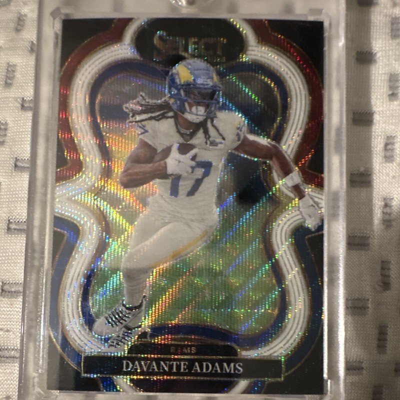 Panini 2025 Select Football Davante Adams Suite Level Prizm Insert#320 Rams /199