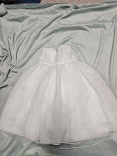 Davids Bridal Kids Size 18 Month White Dress. Flower Girl, Baptism, Etc