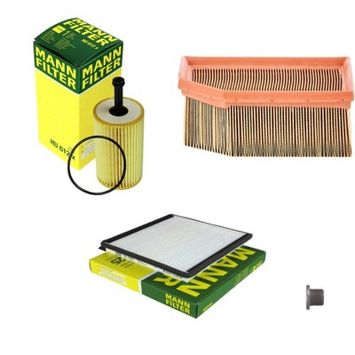 MANN-FILTER Inspektionspaket Filterset für Citroën Berlingo 1.6 16V MF M 