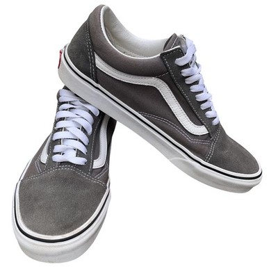 Vans Old Skool Pewter Grey Suede Sneakers Men 8 Women 9.5 VN0A4BV5195 Skate Shoe