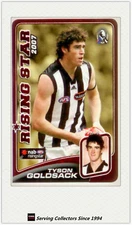 2008 Herald Sun AFL Trading Cards Risingstar Nominee RSN21 T. Goldsack-Coll'wood