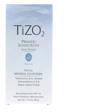 TIZO TIZO2 Facial Mineral Sunscreen Non-Tinted SPF40, 1.75 oz