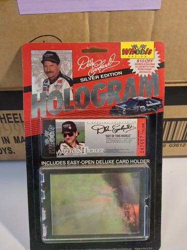 Dale Earnhardt Sr 1992 Gold Edition Hologram Card & AuthenTicket Wheels Racing - Picture 3 of 5