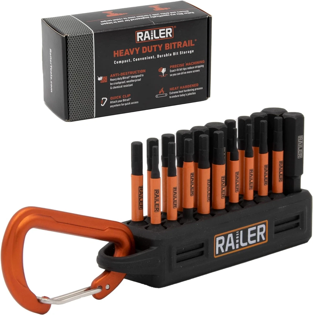 Railer Allen Wrench Hex Bit Set 2 Inch Impact Driver 20Pc Hex Bit