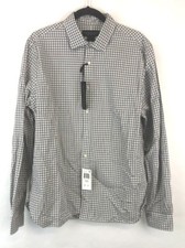 Men's Plaid Button Down Size L New With Tags