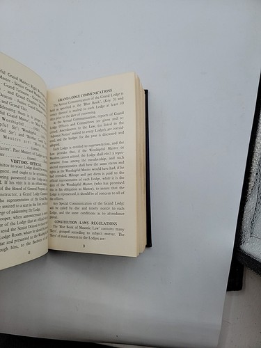 La Gran Logia de Masones Libres y Aceptados de Michigan Manual de Oficiales 1971 - Imagen 10 de 12