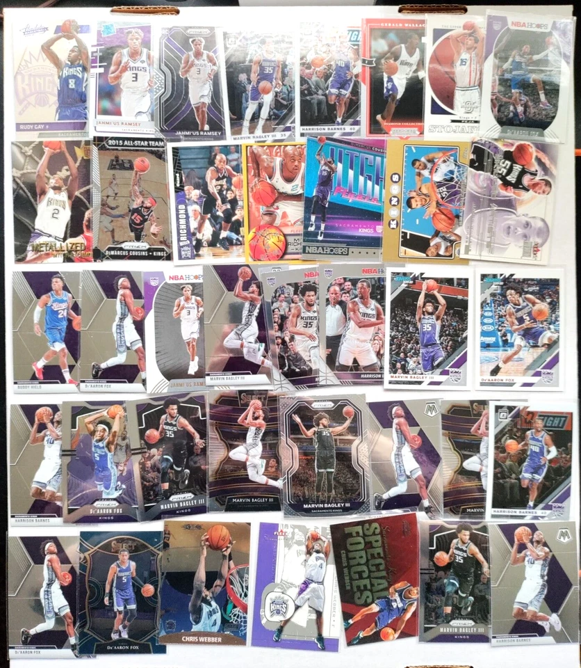 (125x) 萨克拉门托国王队 批量 - Fox Webber Peja Bibby - PRIZM - 新秀 — 第 4/4 张图片