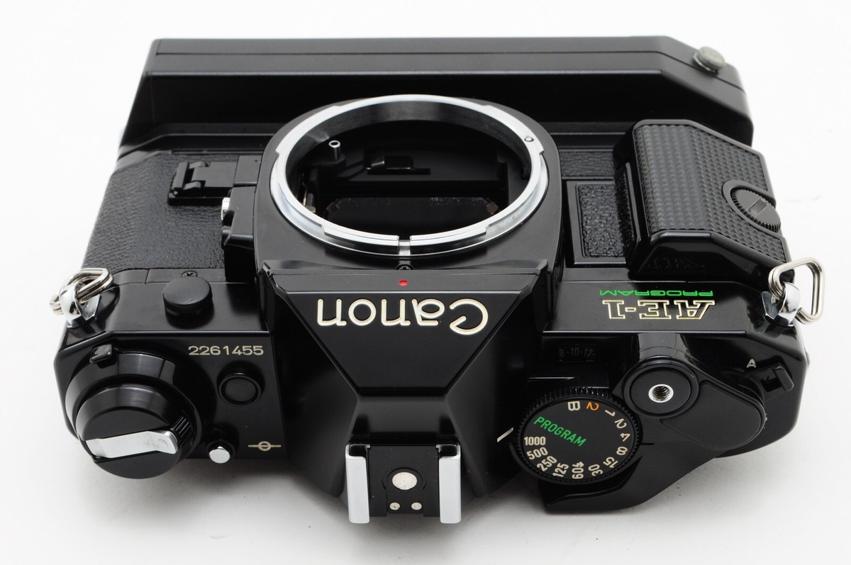 MINT] Canon AE-1 Program SLR Black Body NEW FD 50mm f/1.4