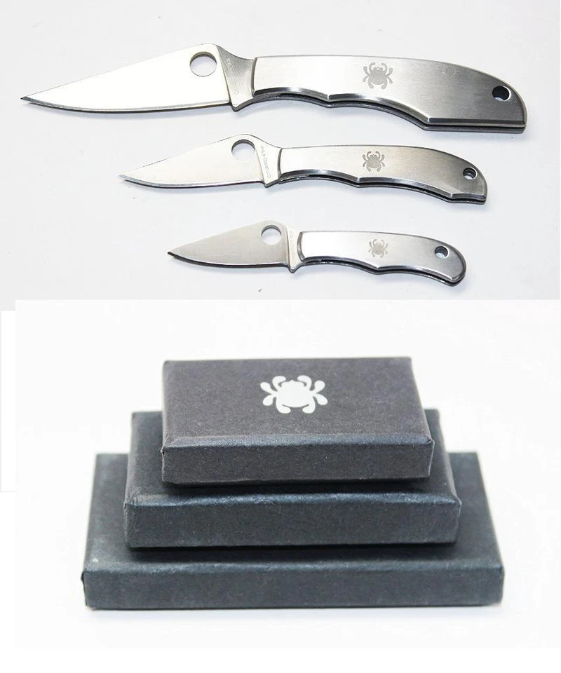 Spyderco Bug Set 3 Knives The Bug, Honeybee, Grasshopper C133P C137P & C138P