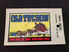 Old Tucson Arizona Vintage Travel Souvenir Decal / Window Sticker - Free S&H 