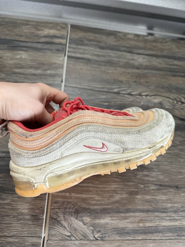 Nike Air Max 97 Womens Size 6.5 Sisterhood Sneakers in DM8943-700 Coral Pink