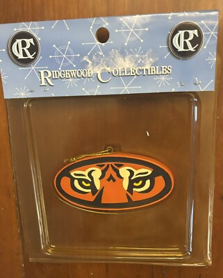 NOS Vintage Auburn Tigers  Tiger Eyes  Christmas Ornament Ridgewood Collectibles