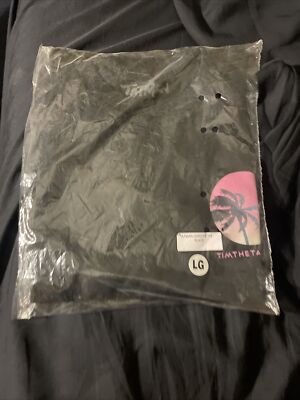 Design By Humans Men's Tim The Tatman Horizon Tee Black Large