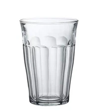 Tempered Glass Made In France Picardie Clear Tumbler Set of 6 12.62 oz.