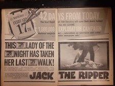 Jack The Ripper 1959 Rare Original Promo Poster Ad Framed!