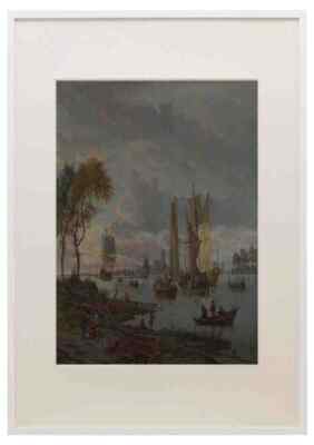 Abraham Storck A River View A3 A4 Framed Print Picture