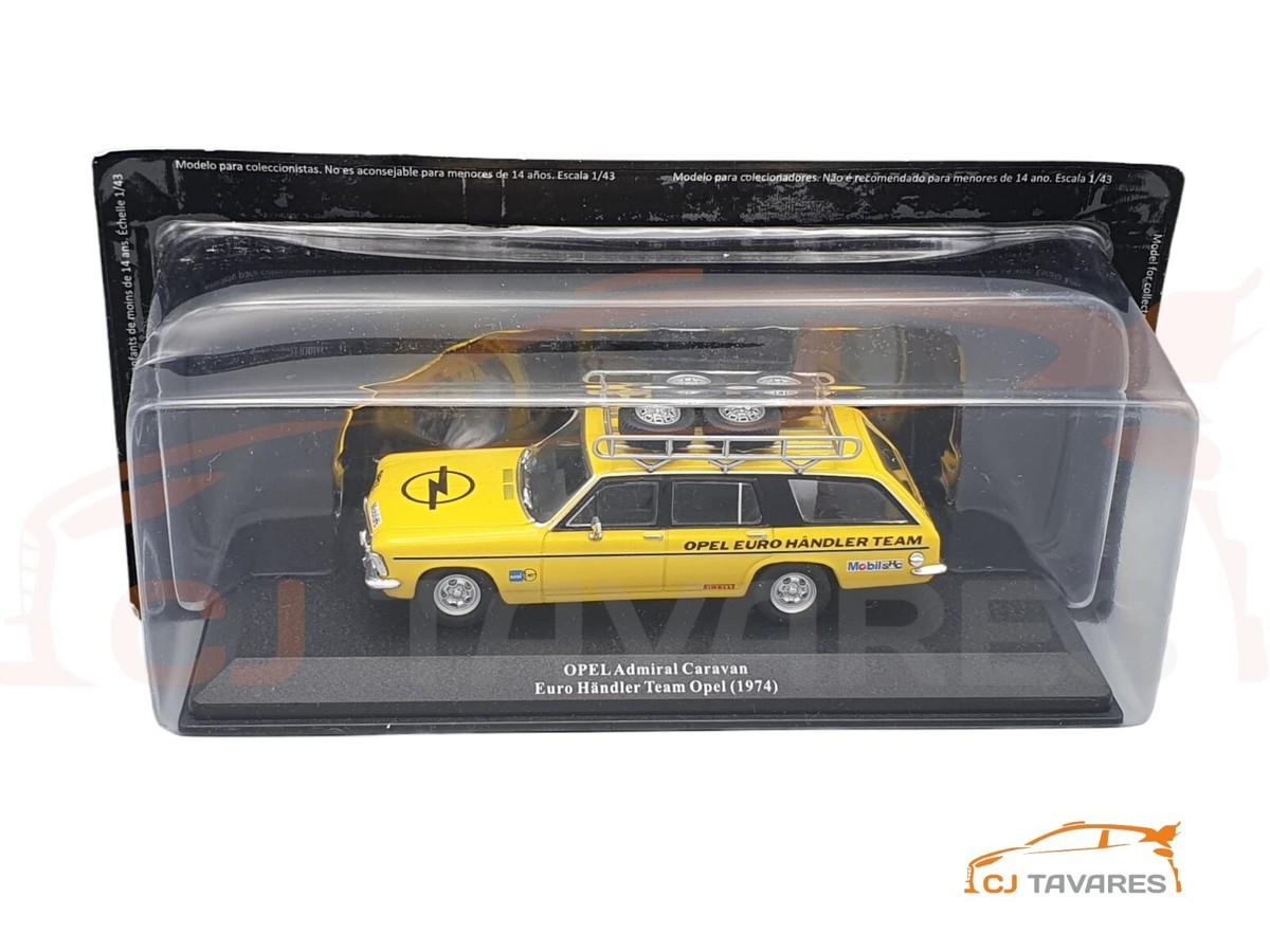 ALTAYA OPEL ADMIRAL CARAVAN EURO HANDER TEAM OPEL 1974 1/43 | eBay