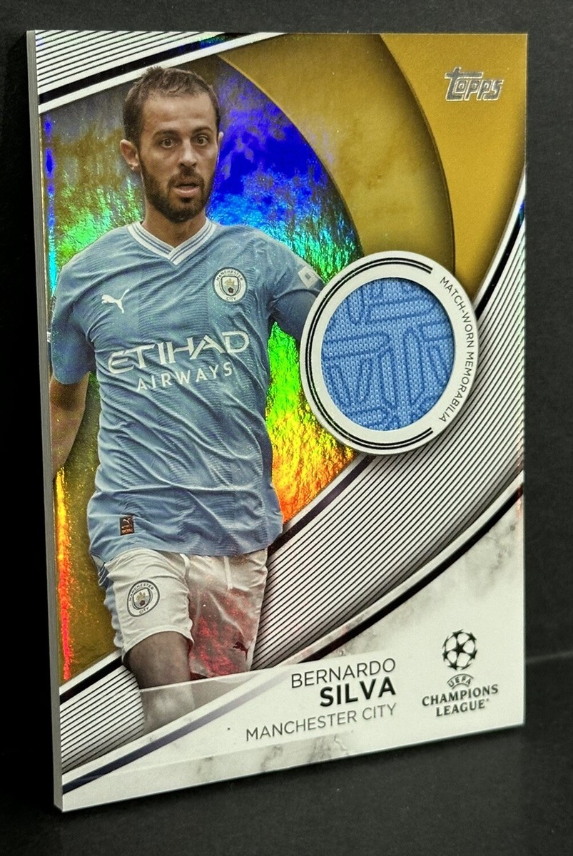2023-24 Topps UEFA Club Competitions Bernardo Silva Match-Worn