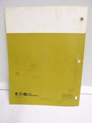 EATON Fuller Transmission ILLUSTRATED PARTS LIST for RT-14613