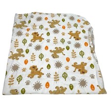 Disney Baby Lion King Baby Blanket Swaddle Simba Nala Cotton Rare 30  X 30  