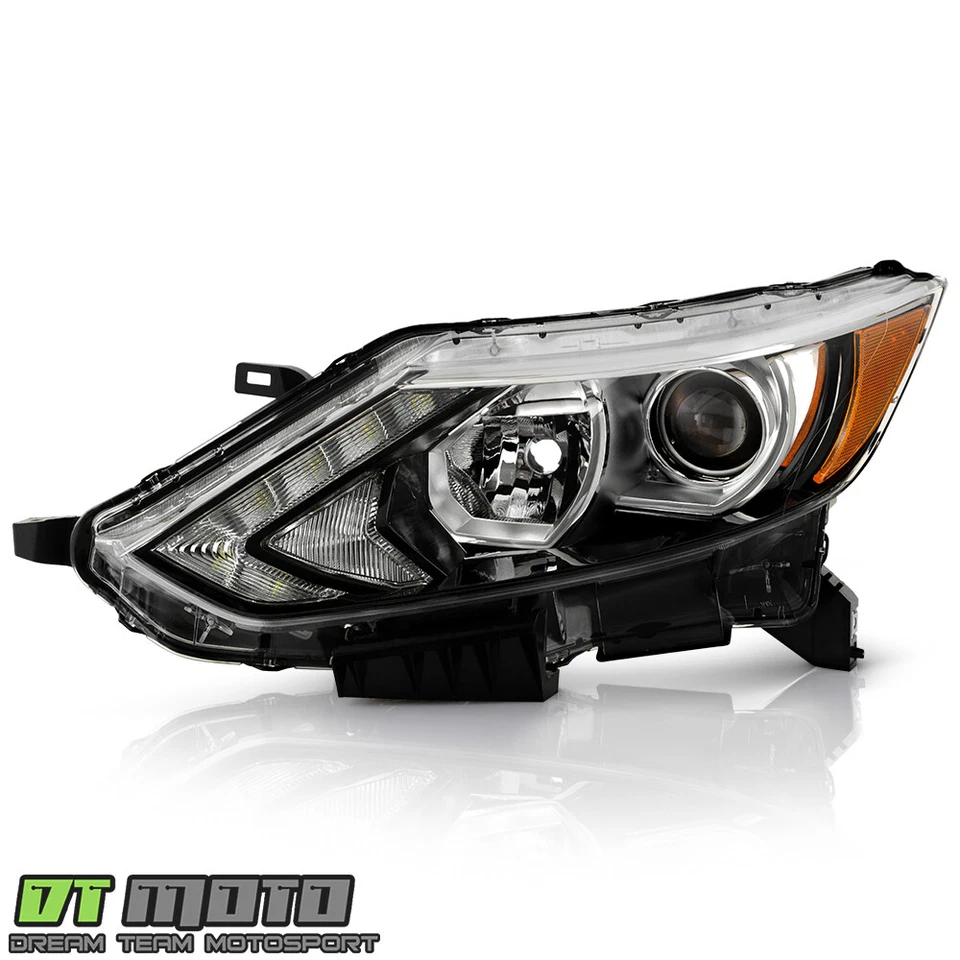 For 2017-2019 Nissan Rogue Sport Halogen LED DRL Projector Headlight - Driver - Image 3 of 4