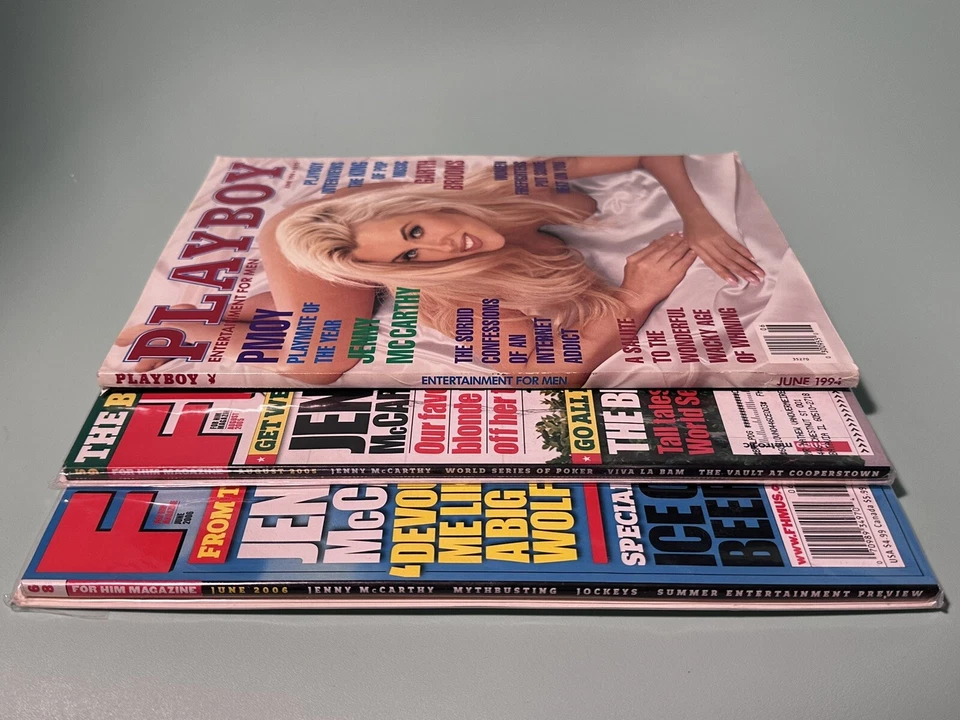 [Lot of 3] Jenny McCarthy - FHM & PLAYBOY Men’s Magazines VERY NICE Vintage - Image 2 of 4