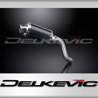 Triumph Speed Triple 955i 02-04 Slip On 9'' Oval Carbon Exhaust Muffler Kit