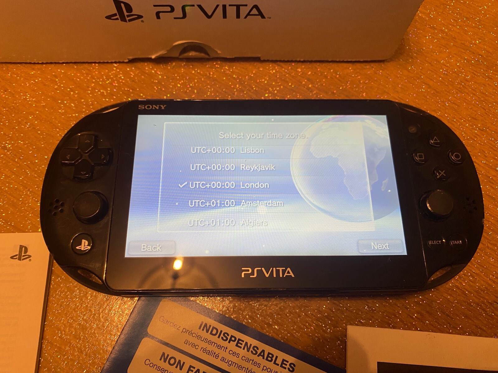 Sony PS Vita Slim,PCH2003, Boxed. 128gb Memory Card ,read Description