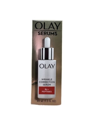 Olay Wrinkle Correction Vitamin B3 + Peptides Serum - 1.3oz